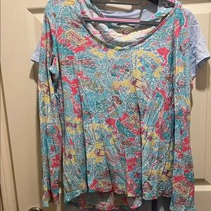 Colorful Women's shirts bulk order + 1 dress
